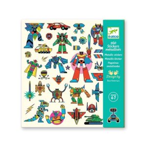 DJECO Pegatinas Robots